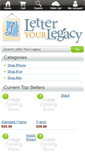 Mobile Screenshot of letteryourlegacy.com