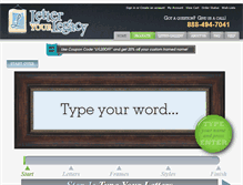 Tablet Screenshot of letteryourlegacy.com